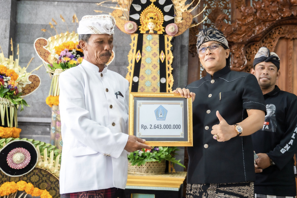 Fasilitasi Pembangunan Balai Banjar Candikuning I Baturiti, Tabanan